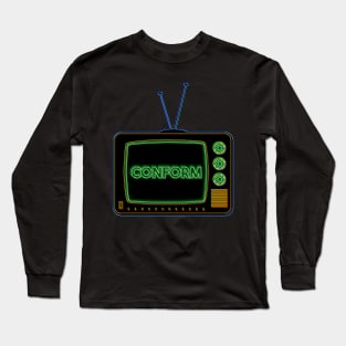 Retro TV | Conform | Pop Art Long Sleeve T-Shirt